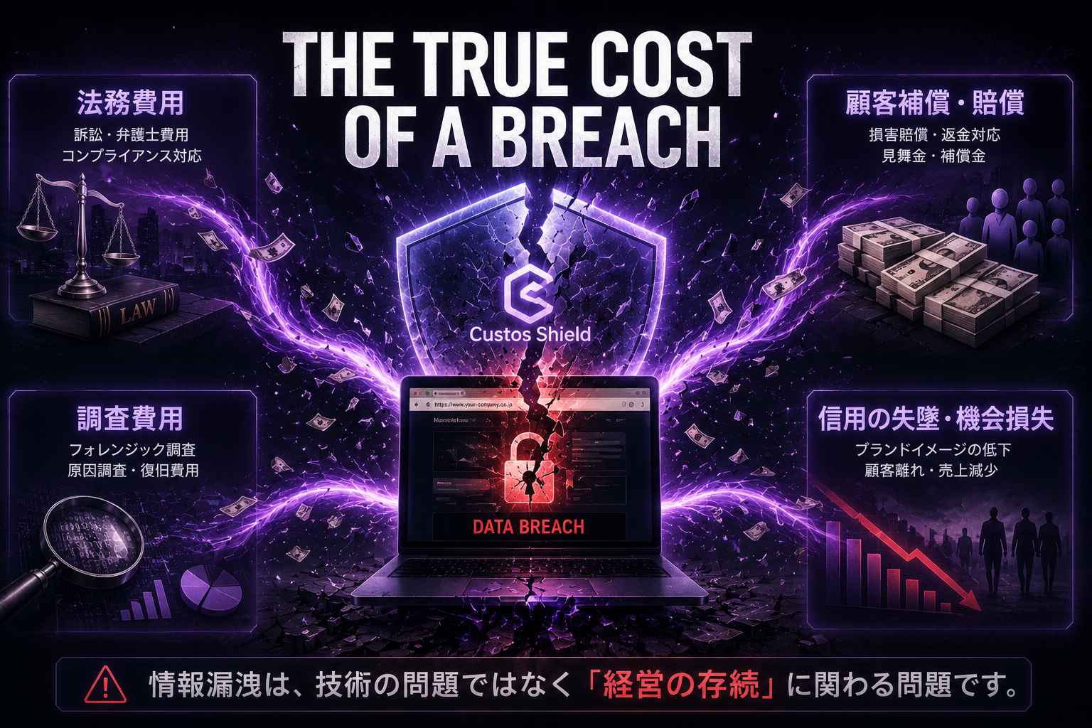 情報漏洩1件で平均3〜5億円。Webサイトの脆弱性を放置するリスクと現実